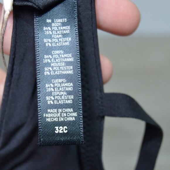 SKIMS Wireless Form Lightly Lined Onyx NWT Bra Size 32C - Picture 5 of 6